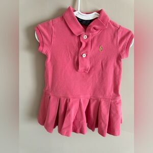 pink polo dress